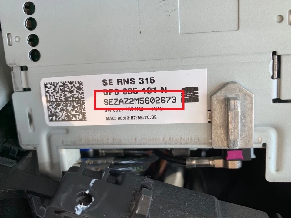 SEAT Radio CODE dekodieren Alana Altea Aura Ibiza Leon RNS 315 RCD ALLE MODELLE - Bild 4 von 4