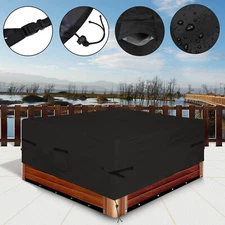 Full Size Outdoor Hot Tub Spa Covers Waterproof 600D Hot Tub Cover w/PVC Coating