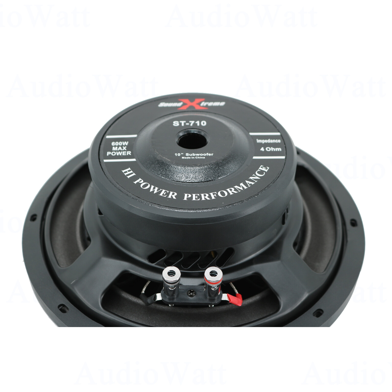 1 Single - SoundXtreme 10" 800W Slim/Shallow Mount Car Audio Subwoofer SubWoofer