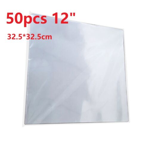 50pc 7"12" Vinyl Record Protective Bag LP Record Anti-static Record Sleeves - Picture 21 of 22