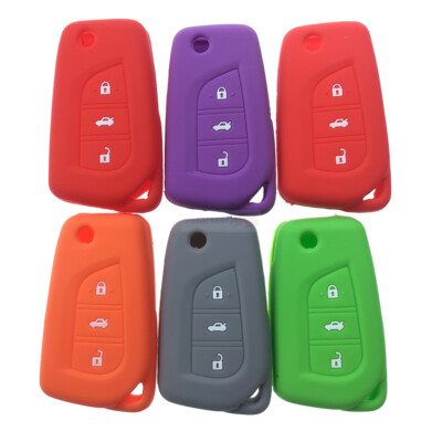 DAMIFU For TOYOTA New For Sienna LE 5 Button Remote Smart Key Fob Cover Silicone Case - Foto 4
