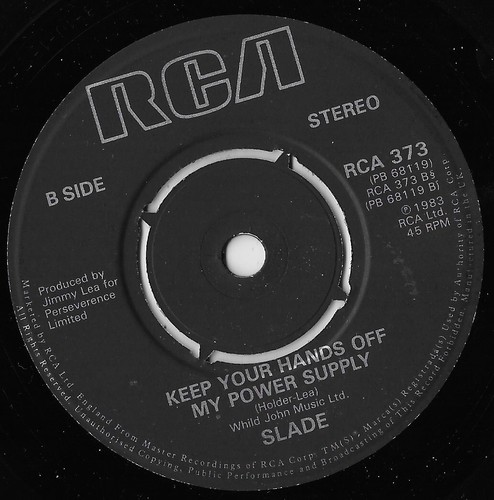 My Oh My / Keep Your Hands Off My Power Supply / Slade EX/VG+ - Picture 4 of 4