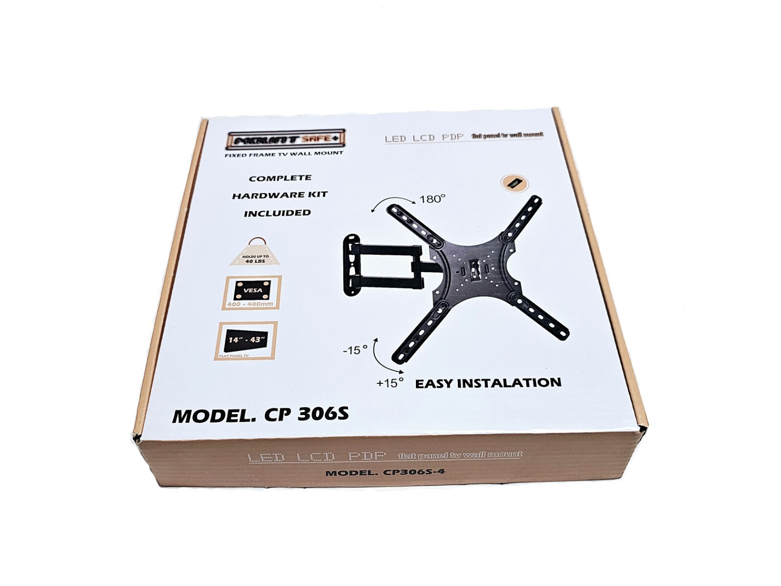 Tv Mount Full Motion 14 - 43 Inches-image