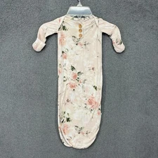 Posh Peanut Floral Soft Knotted Gown Cuffs Mittens Girl Baby Newborn 0-3 Months