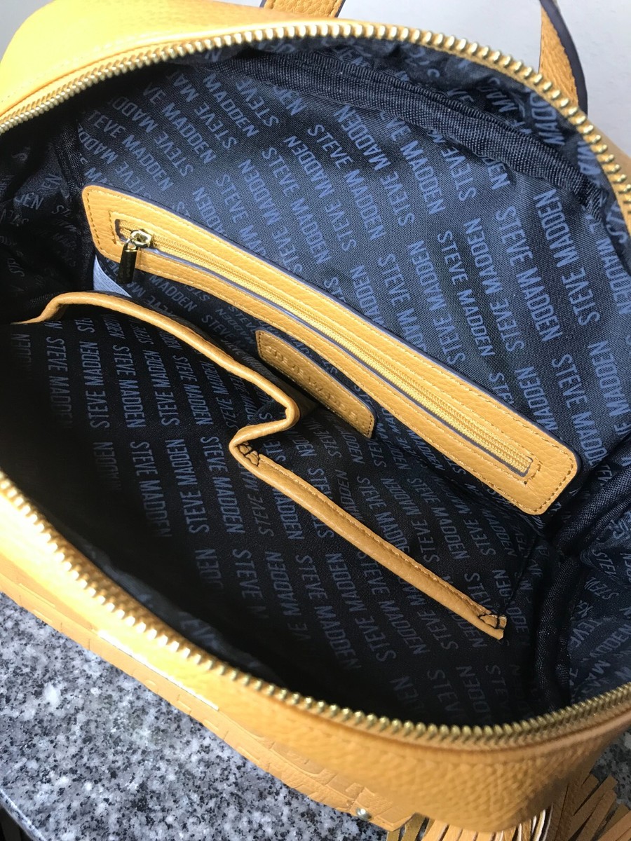 Yellow Steve Madden Backpack Quick Delivery Fast Shipping | eBay display picture 1