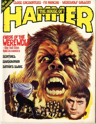House of Hammer  Magazine  # 10  Vol 1   FINE    July 1977   Brian Lewis painted