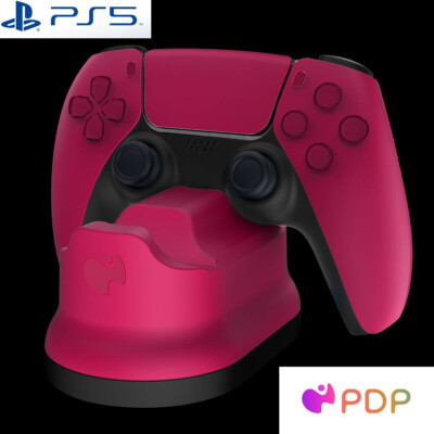 PDP *OFFICIAL* [ METAVOLT ] Dual Rapid Charger *SCARLET RED EDITION* (PS5) New