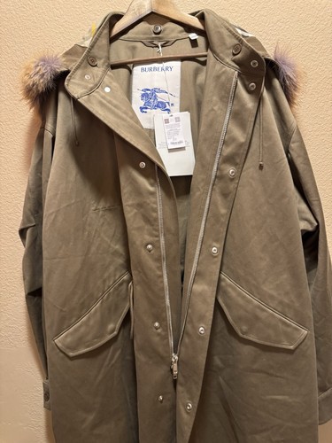 New Authentic Burberry Parka Jacket Coat With Hoodie Size XXL Retail $3,000 - 第 2/13 張圖片