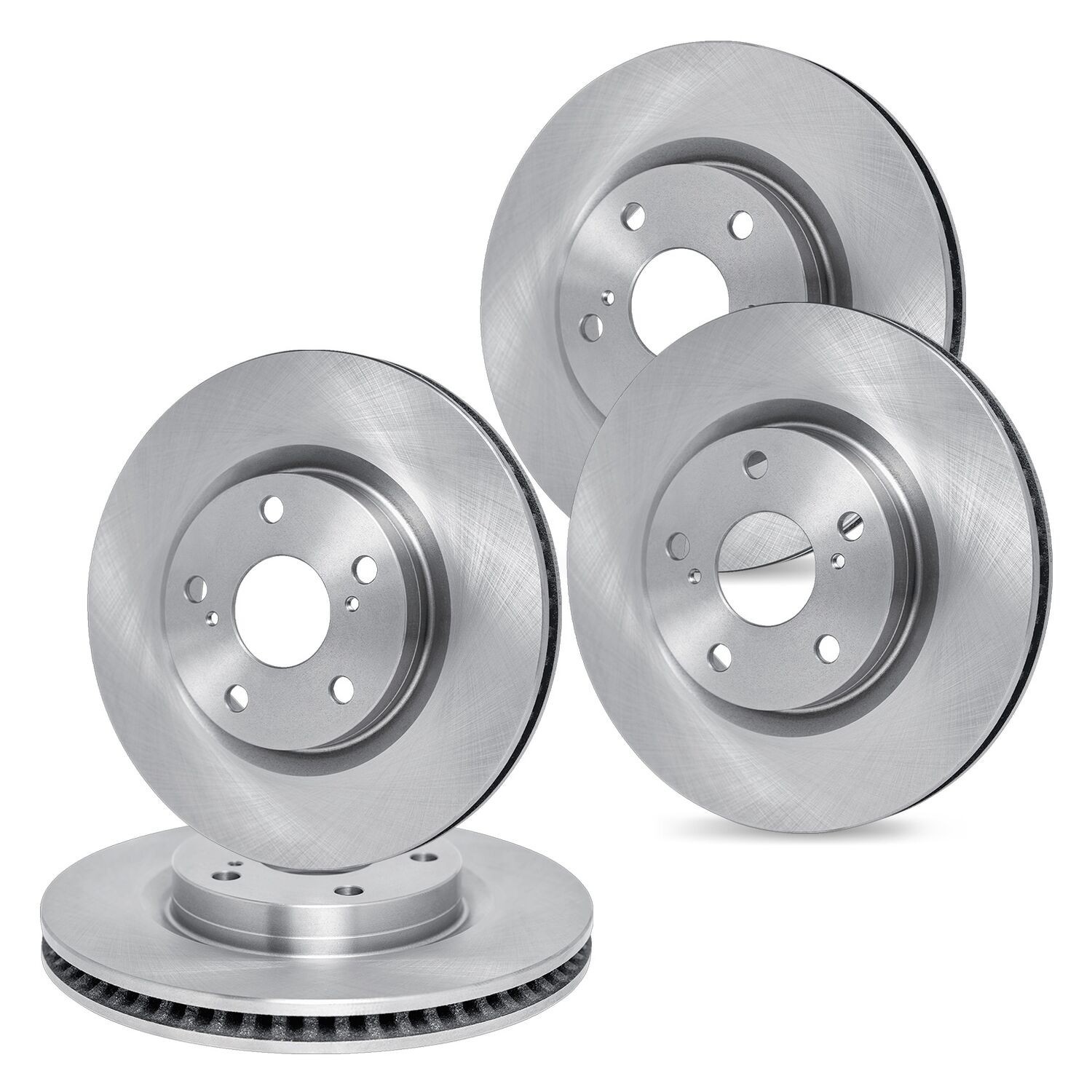 For Maserati Levante 17-22 R1 Concepts Plain Front & Rear Brake Rotor Set