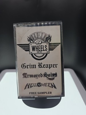 1987 PROMO GRIM REAPER ARMORED SAINT HELLOWEEN TOUR SAMPLER  METAL CASSETTE