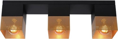Lucide RENATE - Deckenleuchte - 3xE27 - Mattes Gold / Messing