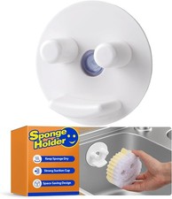 Sponge Holder For Scrub Daddy Mommy Sponge, Bathroom Kitchen Sink Caddy