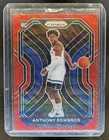 2020-21 Panini Prizm Anthony Edwards RC Ruby Wave Prizm #258 Timberwolves