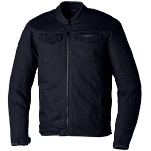 RST Iom TT Motorbike Motorcycle Sports Crosby 2 Ce Textile Jacket Black
