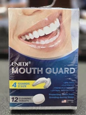 UNIEDI Mouth Guard for Grinding Teeth at Night, Sleep Guard 4 Pack -NEW - SEALED