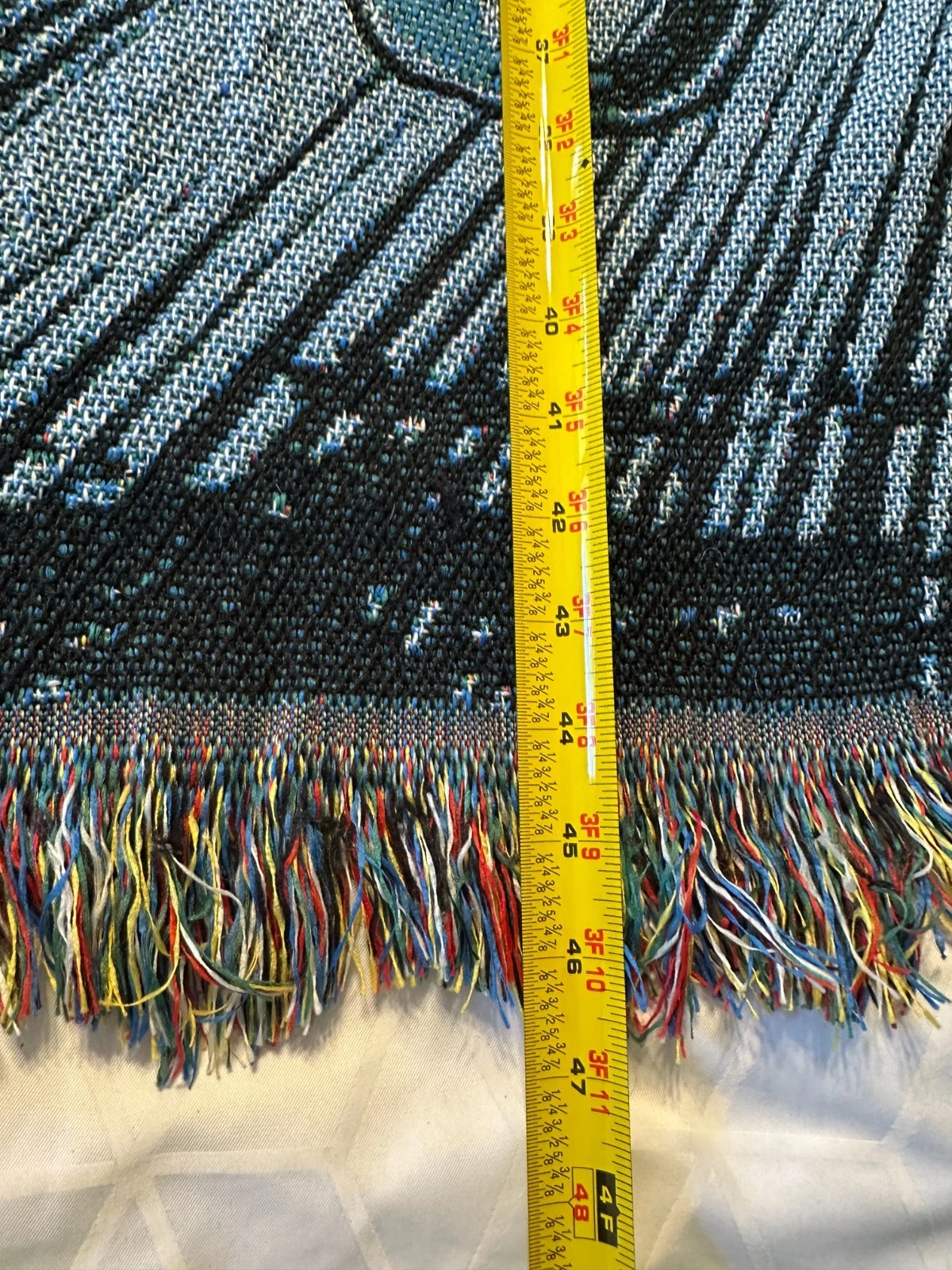 HARRY POTTER RAVENCLAW THROW BLANKET 46" X 54" WOVEN TAPESTRY UNIVERSAL STUDIOS