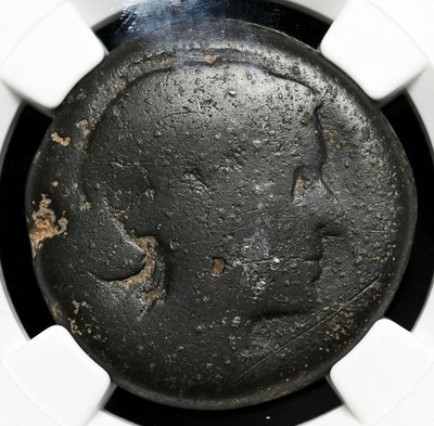 EGYPT, Cleopatra VII. 51-30 BC. Æ Diobol (80 Drachmae), NGC AG