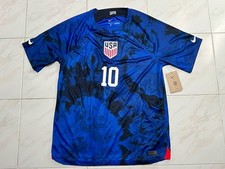 Men L Nike PULISIC USA Blue Away Soccer Jersey DN0705-454 New