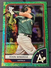 2023 Topps World Baseball Classic Rixon Wingrove #76 Green Sparkle Foil /75