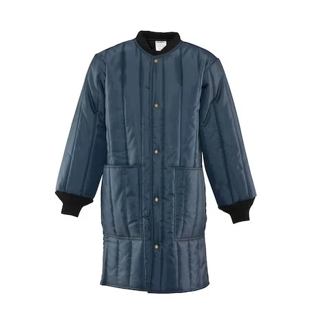 Refrigiwear 0934Rnavmed Insulated Frock Liner, Polyester, Snap-Front, Navy, M - product listing photo