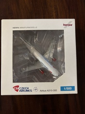 Herpa Wings 1:500 518086 CSA Czech Airlines A310-200 OK-YAC