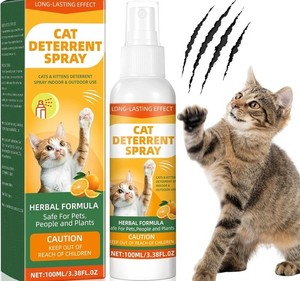 NEW IN BOX HERBAL FORMULA  CAT DETERRENT SPRAY- KEEP CLAWS OFF FURNITURE