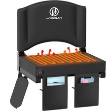 Heated Stadium Seat for Bleachers with Back Support, 3 Levels Heating Bleacher