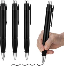 Easy Grip Effortless Use Big Fat Pens - Enhanced Writing Stability Thick 3pcs