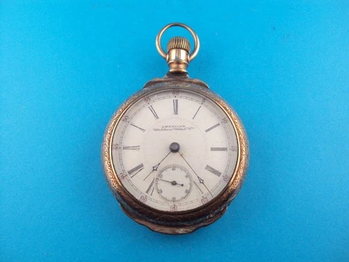 1890's WALTHAM MODEL 1883 P.S. BARTLETT G.F. POCKET WATCH--15j--18s--REPAIR