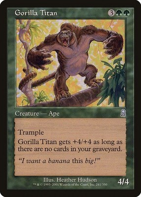 Gorilla Titan 1x MtG Odyssey ODY SP/NM