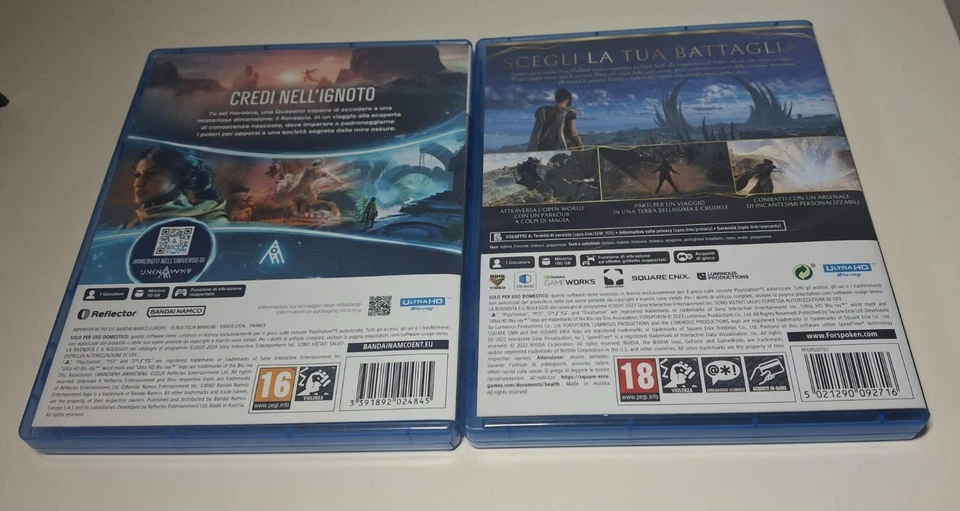 Bundle PS5 - Forspoken + Unknown 9 Awakening - Giochi  ITA, foto 2 di 5