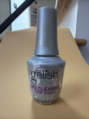 Harmony Gelish NO CLEANSE Top Coat 0.5 oz. [File Off For Removal!]