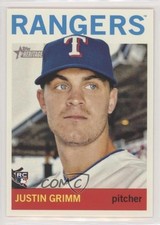 2013 Topps Heritage High Number Justin Grimm #H590 0h1
