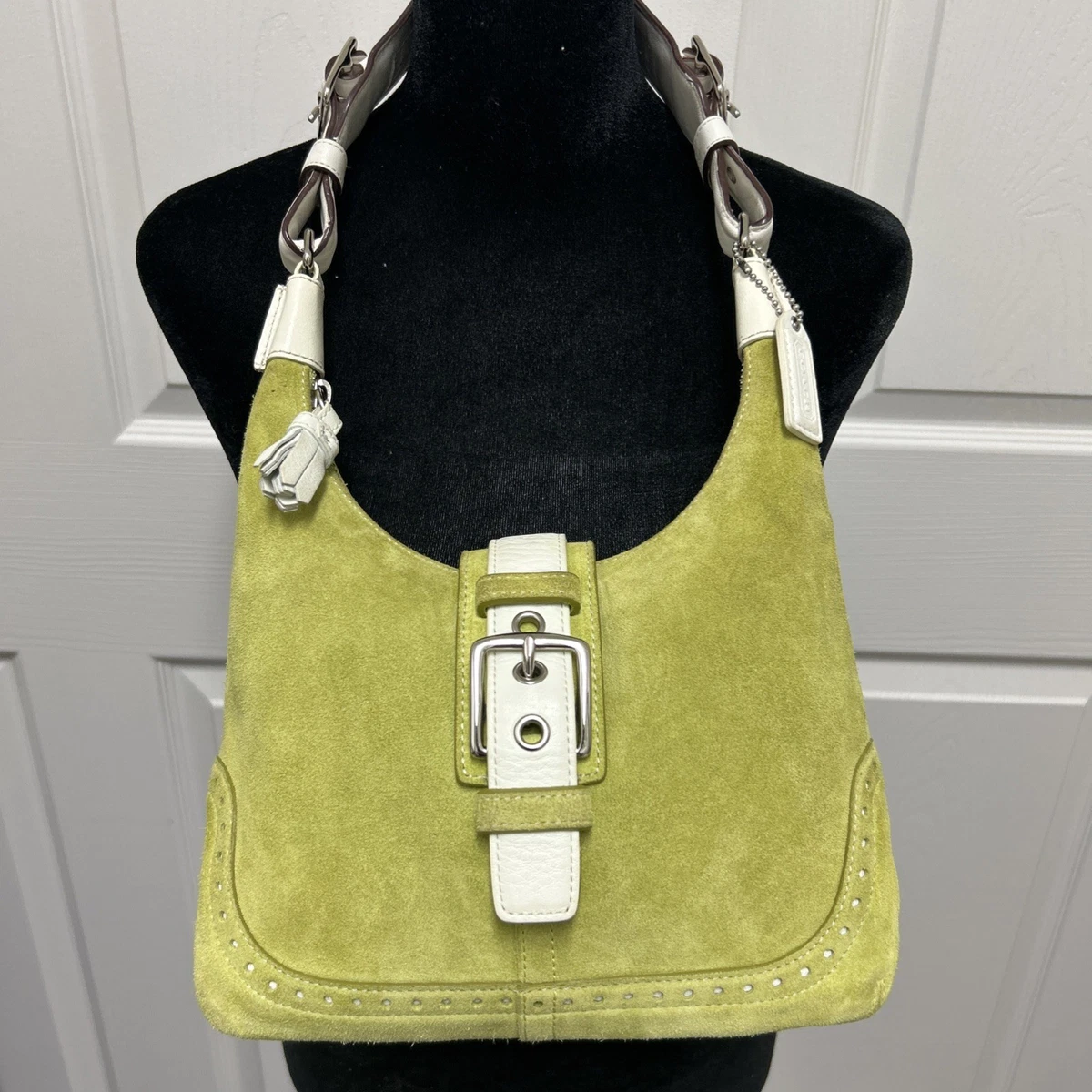 Coach Hampton Suede Exterior Shoulder Bag Bags & Handbags for