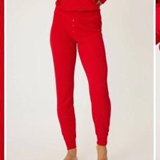 P.J.Salvage Textured Essentials Jammie Pants Red pajamas Size M