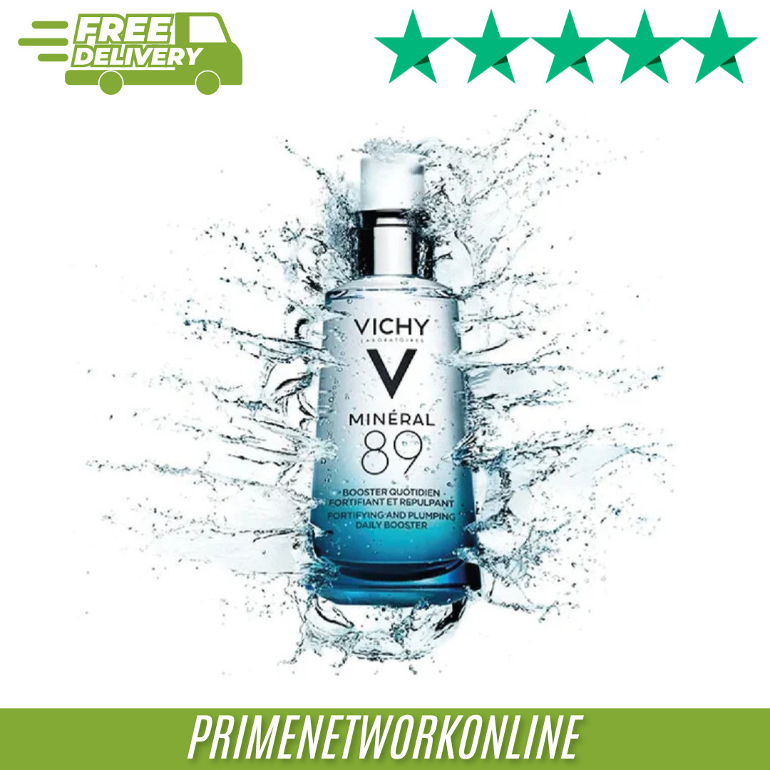 Vichy Minéral 89 Fortifying & Plumping Daily Booster 75ml 100% ORIGINAL ⭐⭐⭐⭐⭐