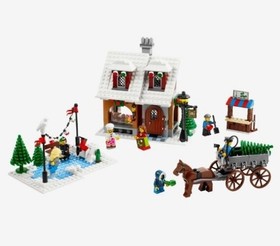 LEGO 10216 Winter Village Bakery Holiday Building Set 687 Pieces