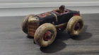 1930's Marx Toys #3 Litho Race Car Tin Wind-Up Toy - Working Condition