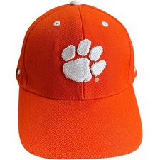 Colosseum Clemson Tigers Hat Youth Orange Paw Logo Strapback Baseball Cap