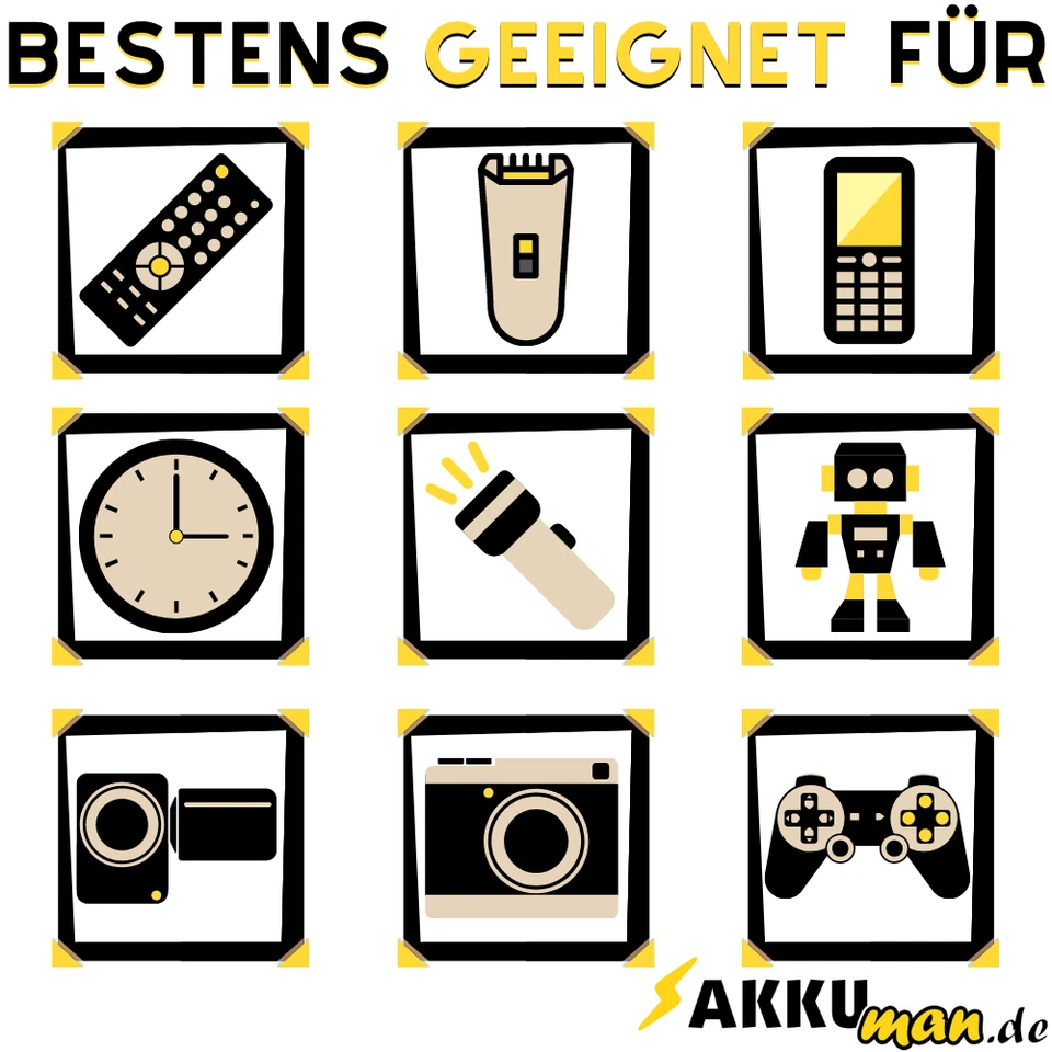 2x FESTNETZ SCHNURLOS TELEFON AKKU BATTERIE 1000mAh für SIEMENS Gigaset DECT - Bild 2 von 4