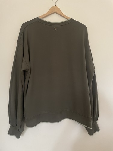 Mos Mosh Zanna Flock Sweatshirt Khaki Colour, XL - Picture 10 of 11