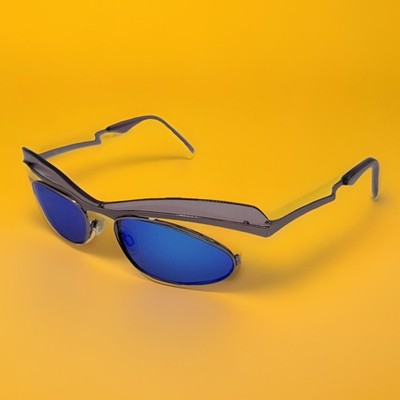 ダイヤのA NEOSTYLE EOS 07 972 Sunglasses Germany VTG Blue Mirror Flip Up