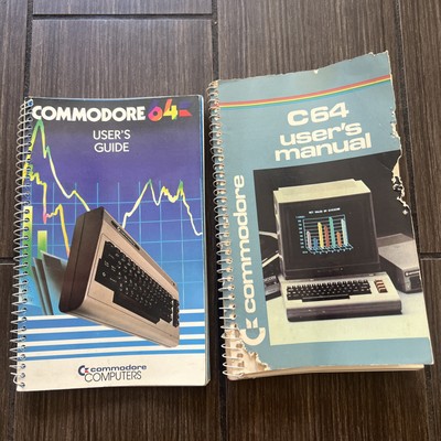 2 Vintage Commodore 64 Users Guide 1st Edition & C64 Users Manual