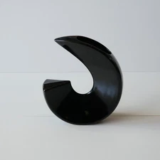 Japanese Ikebana vase Mid Century Modernist toyo Pottery Vintage