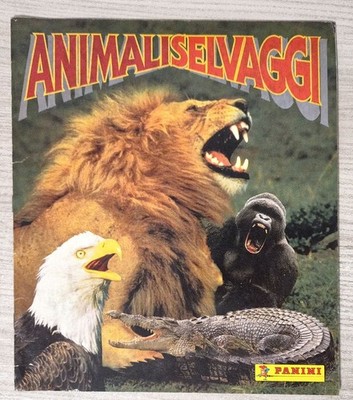 Animali Selvaggi Wilde Tiere Sticker Komplett Album Panini -1 Sticker