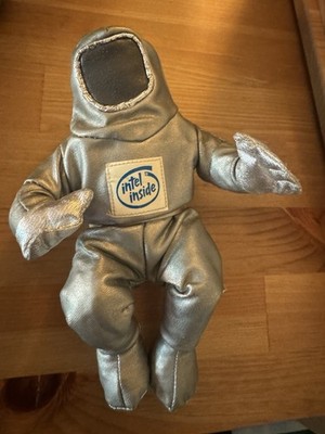 ntel Inside Pentium II Bunny People Plush Silver Astronaut