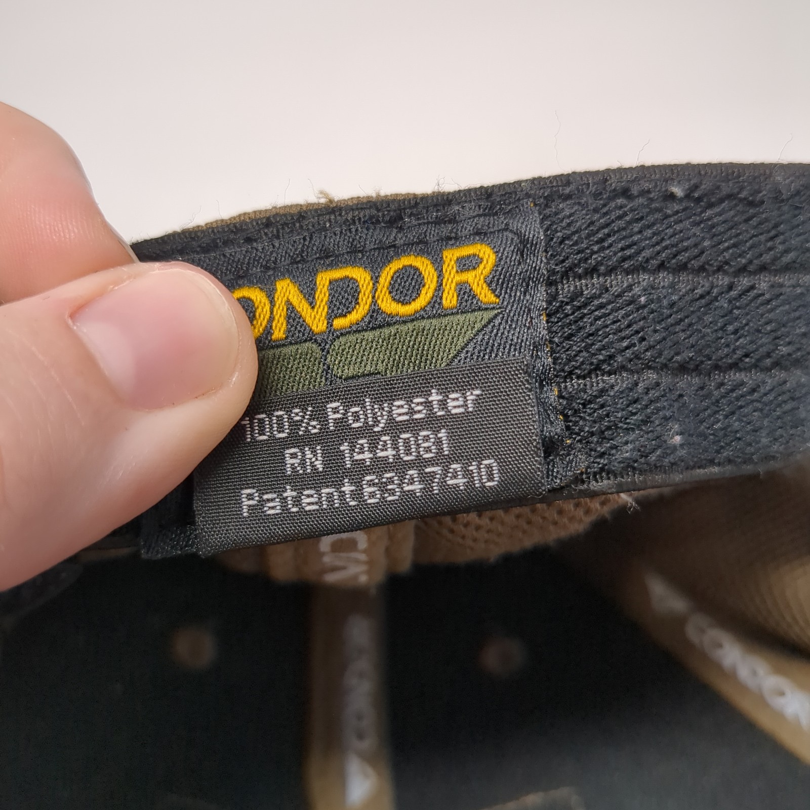 Condor Fitted Baseball Hat Solid Brown Medium Ven… - image 10