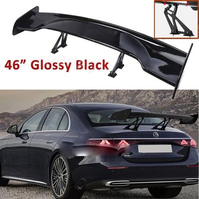 Black 46 ''GT-Style Rear Trunk Spoiler Racing Wing For Mercedes W214 E300 E350