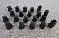 Set Of 20 Used Original Porsche 911 930 928 914-6 944 Fuchs Black Alloy Lugnuts Set Of 20 Used Original Porsche 911 930 928 914-6 944 Fuchs Black Alloy Lugnuts