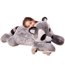 Giant Raccoon Plush Toy 30 - Soft Jumbo Stuffed Animal Gift for Kids